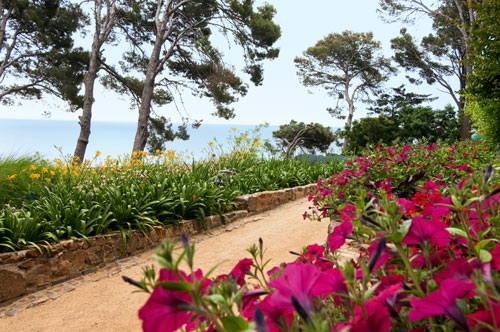 jardines mediterraneos de cap roig, flores, mar, palamos, notas naturales, costa brava